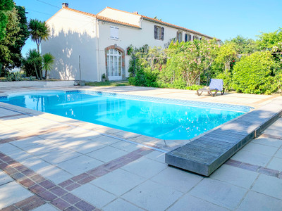 Beautiful domaine nestled amongst hills and vineyards, with pool and gardens 11 mins from Carcassonne airport