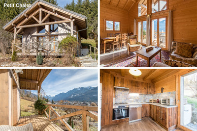 Fully renovated 18th c. farmhouse in the heart of Samoëns, with a separate chalet & garden. Great views.
