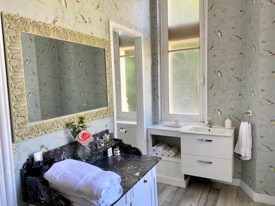 Magnificent 19th century Chateau with stunning mountain views over historic Pyrenean spa town.