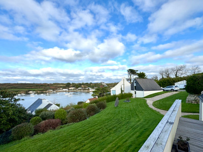 Stunning architect-designed home with panoramic sea views, terrace, large garden and private secure parking.