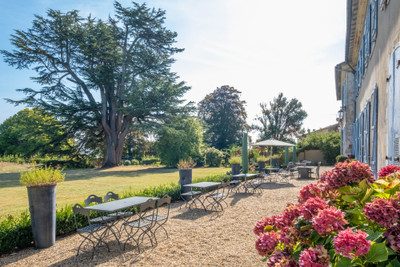 18thC Chateau immaculately renovated with 10 bedrooms and guardian's lodge in an enclosed park of 3 hectares