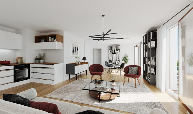 Appartement à vendre à Aubervilliers, Seine-Saint-Denis - 296.455 € - photo 1