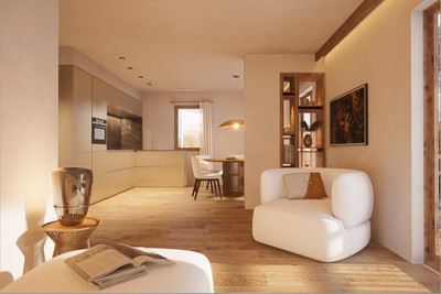 SASKIA 101, (79m2)Exceptional 2 Bed apartment + Cabin, garden & terrace. Only 120m from main lift.