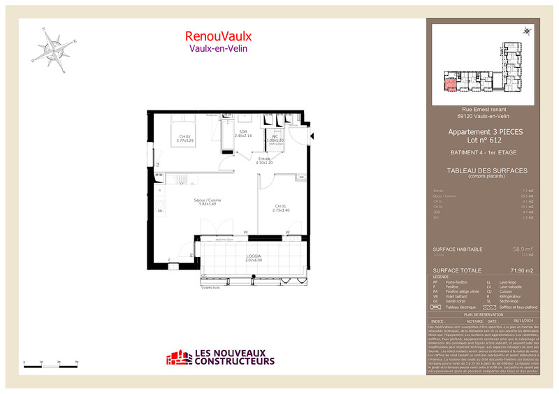 French property for sale in Vaulx-en-Velin, Rhône - €229,550 - photo 4