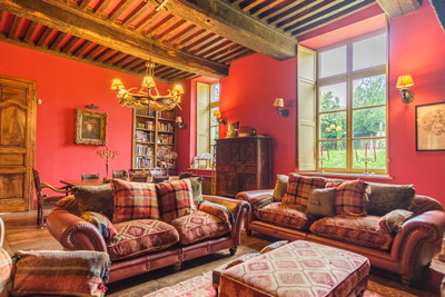 Exceptional harmonious castle of 900m2, listed park of  24ha. - 11 bedrooms, 10 bathrooms