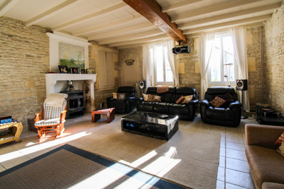 Impressive 5 bedroom maison de maitre with swimming pool and grounds  in village close to St Jean d'Angély