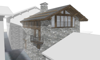 Rare opportunity of a high quality barn renovation for sale in St Martin de Belleville