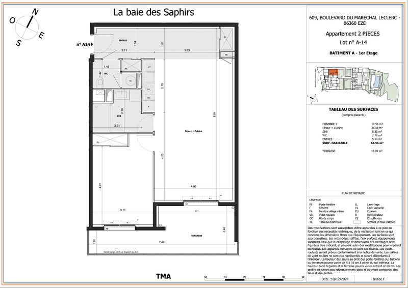 French property for sale in Èze, Alpes-Maritimes - €562,000 - photo 3