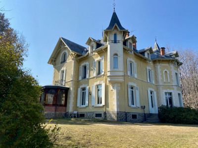 Art Nouveau style manor house from 1897 of 597m2 on 1.7ha of land. Swiming pool. 5 gites. 1h from Lyon