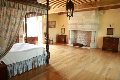 14th Century Chateau fort with 7 bedrooms, and almost 7 hectares of land near Brantome