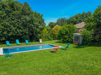 Exceptional Property: Old-world Charm and Modernity, Two Houses with Private Pools on Expansive Wooded Grounds