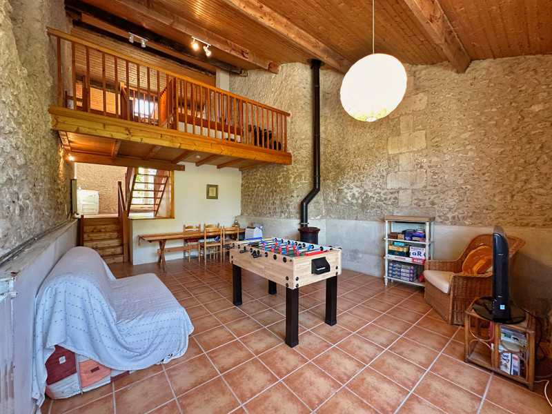 House for sale in SaintRomain Charente Magnificent 4bedroom stone house with adjoining