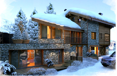 Stunning new build chalet with 4 ensuite bedrooms in sought after area of Val D'Isere close to resort centre.