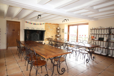 Fantastic business opportunity with lovely home, gite complex and private indoor swimming pool. 2.8 hectares.