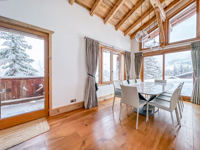 Exquisite 5 bedroom chalet with spa, cinema, beautiful views in a gated domain near skiing in Courchevel 1850