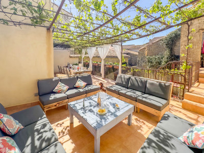 Beautifully restored historic property with magnificent views and outstanding courtyard/garden with pool 