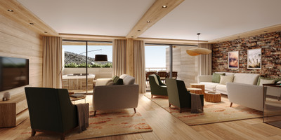 Fantastic, off plan apartments of 2, 3 and 4 bedrooms, for sale in Courchevel in a perfect location