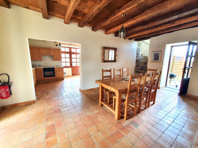 Gîte complex & heated pool in village centre.  4 houses - 12 bedrooms, 8 bathrooms. Beach 30 minutes. 