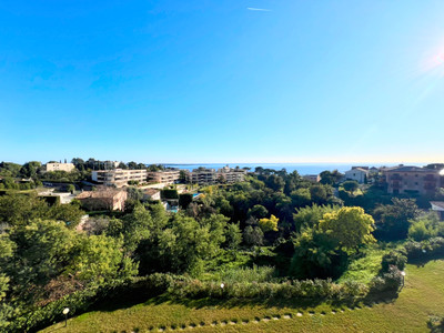 Cannes, Exceptional apartment with panoramic sea view in a secure residential complex with pool.