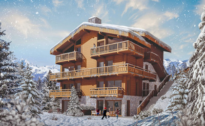 Brand new 1 bedroom + cabin ski apartment for sale in Moriond Courchevel in the Three Valleys.