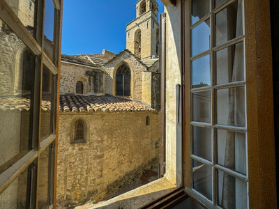 VISAN, PROVENCE - Historic village house 273m² (+ 110m² convertible space), stunning views, 2 terraces, 3 BRs