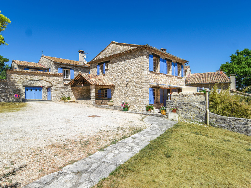 House for sale in Sault Vaucluse Sault. 2 stone houses offering a