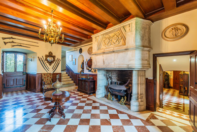 Extraordinary historic château, gloriously restored, panoramic views, event space, central location.