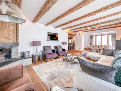 Exquisite 5 bedroom chalet with spa, cinema, beautiful views in a gated domain near skiing in Courchevel 1850