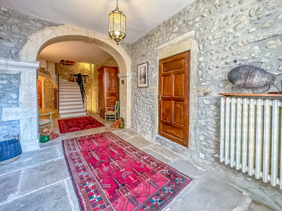 VISAN, PROVENCE - Historic village house 273m² (+ 110m² convertible space), stunning views, 2 terraces, 3 BRs