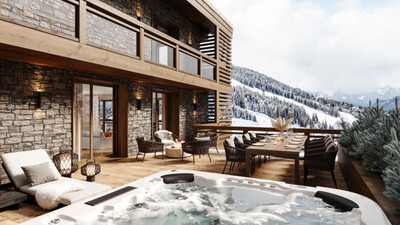 Off plan, 3 and 4-bedroom apartments in a fantastic, sunny location in Courchevel with Spa & 5* hotel services