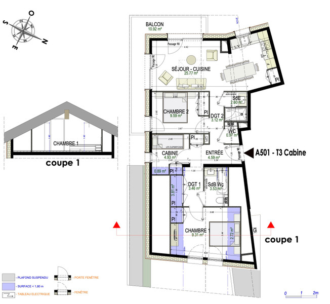 Ski property for sale in Meribel - €597,600 - photo 3