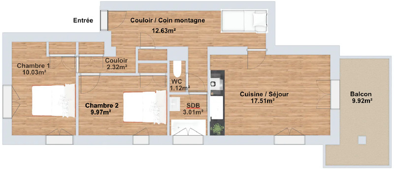 Ski property for sale in Les Gets - €500,000 - photo 9