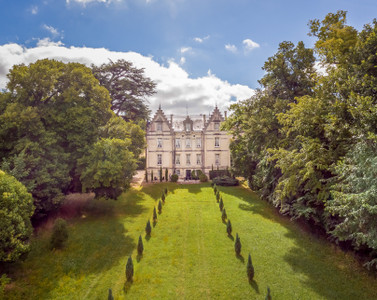 Stunning 19th century Chateau beautifully renovated in a prime position with  parkland to the rear