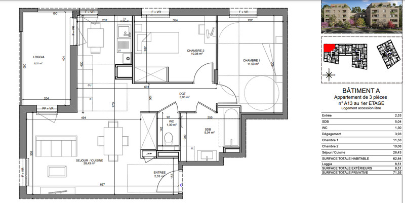 Appartement à vendre à Saint-Julien-en-Genevois, Haute-Savoie - 364.000 € - photo 1