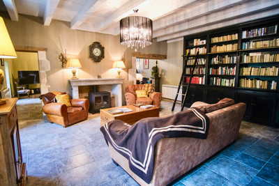 Excellent condition six bedroom property, complete with furniture, swimming pool and woodland truffle park