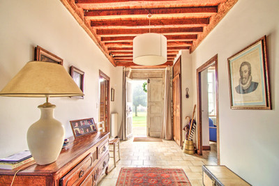 ELEGANT MAISON-DE-MAÎTRE + BARN 230m² + IDEAL FOR B&B + VILLAGE WITH BOULANGERIE + VIEWS OF THE PYRENEES...