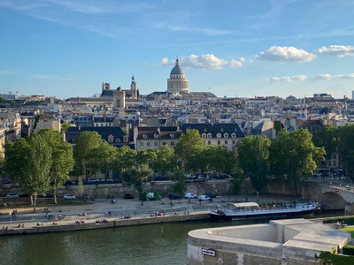 Rare, large Penthouse Ile Saint Louis, 2 bed/2 bath, with amazing panoramic views on Seine river & Notre Dame.