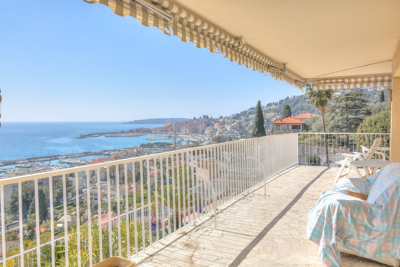 Apartment for sale in Menton AlpesMaritimes Spacious 1bedroom apartment with large terrace