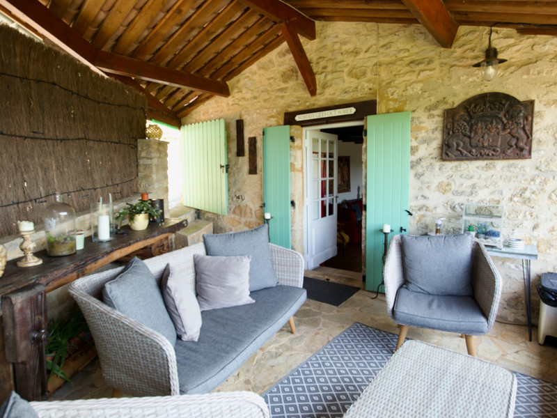 House for sale in La RoqueGageac Dordogne Pretty and elevated 4