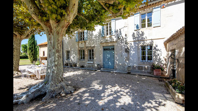 Full of character, renovated mas, with swimming pool, located between Saint-Rémy-de-Provence and Avignon TGV.