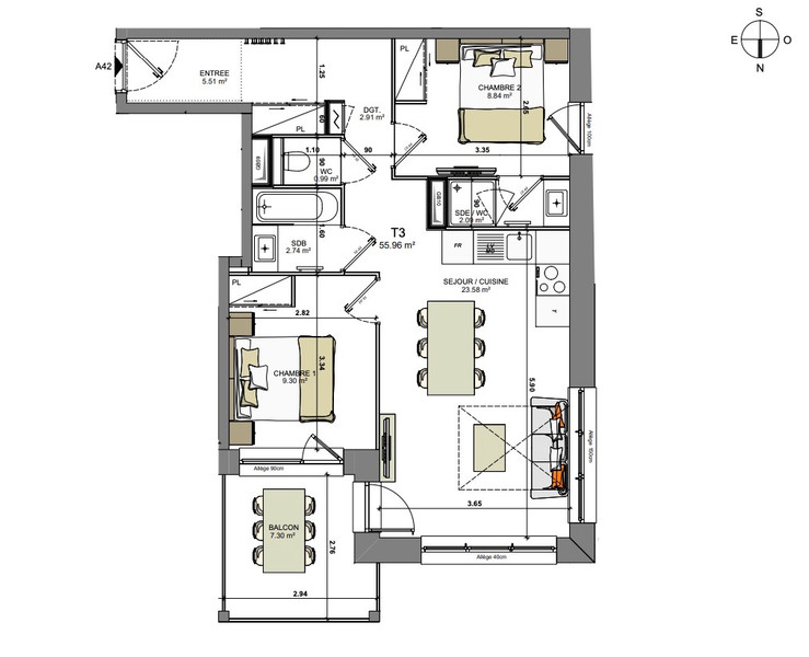Ski property for sale in La Plagne - €372,000 - photo 3