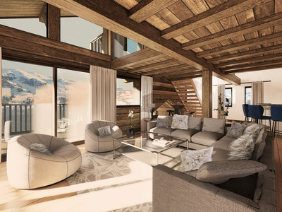 Luxury Central Meribel Chalet - Pool - Wellness etc -  Externally Complete Stage Only €7,421 per m2!! 