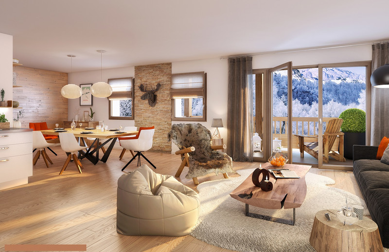 Apartment for sale in La Plagne Tarentaise Savoie Newbuild 47m², 2