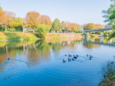 Yvelines 19th Century renovated hunting Lodge, 500sqm, large reception rooms, 6 bedrooms, own Seine mooring