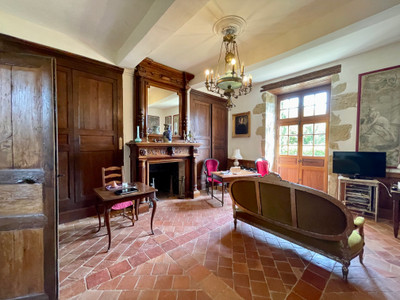 Beautifully restored ancient Gascon property with two houses, a stone outbuilding and over 5 hectares of land