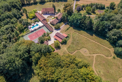 Country estate with manor house, ​gîtes, ​chambres d'hôte and heated pool set in 3ha of gardens and woodland.