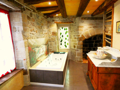 Prestigious 14th century residence tastefully renovated: 3 spacious apartments and 3 commercial premises. 