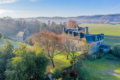 CONTRACT SIGNED - GLORIOUS 12TH-CENTURY CHÂTEAU + GUEST APARTMENT + TWO GÎTES + ORANGERY + OUTBUILDINGS...
