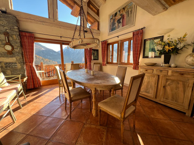 A beautiful traditional mountain chalet with majestic views over the Upper Tarentaise 