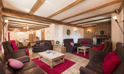 10 bedroom, attractive chalet close to the centre of this Courchevel village, ski pistes, bars & restaurants. 